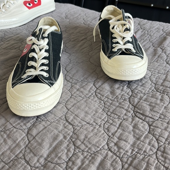 Black low top comme des garçon converse - Picture 3 of 4